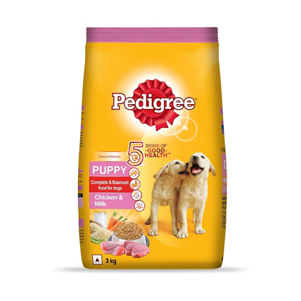 Pedigree Pet Food Puppy Chicken And Milk 